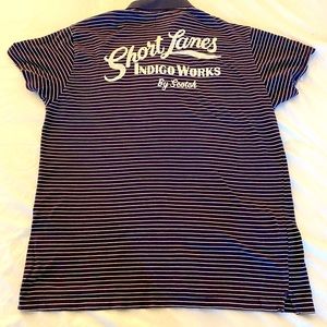 Scotch and Soda men’s embroidered short sleeve collared shirt